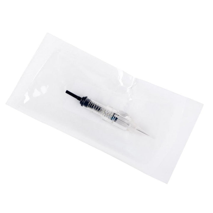 Chuse 10PCS Sterilized Disposable Permanent Makeup Eyebrow Tattoo Needles for Nouveau Rotary Machine Gun 1RL
