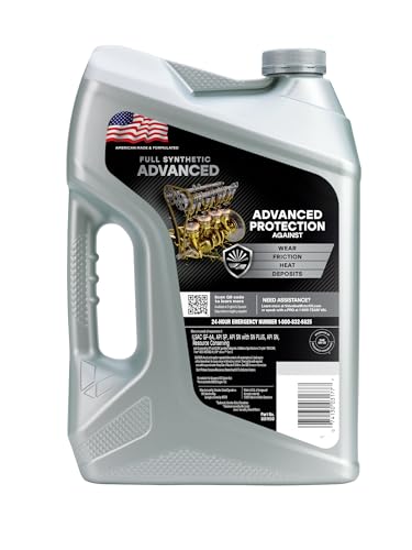 Advanced Full Synthetic SAE 0W-20 Motor Oil 5 QT