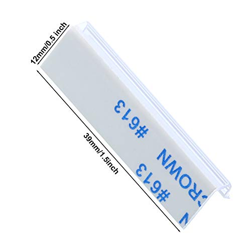 80 Pieces Earring Card Adapter Adhesive Lip Hanger Self-adhesive Lip Adapter for Women Earring Necklace Card Display (1.5 x 0.5 Inch)