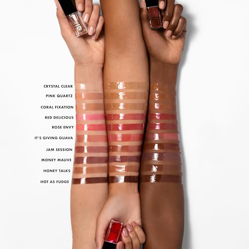 Glow Reviver Lip Oil, Nourishing Tinted Lip Oil For A High-shine Finish, Infused With Jojoba Oil, Vegan & Cruelty-free, Rose Envy