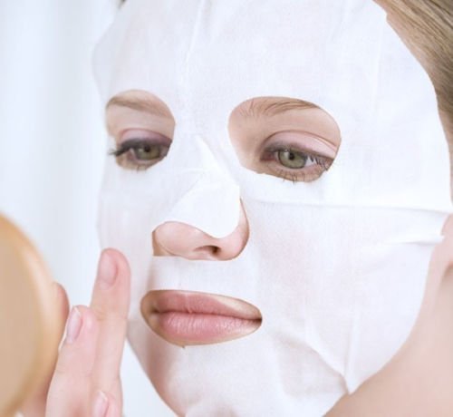GBSTORE 100 Pcs DIY White Color Natural Spa Skin Care Skin Fiber Paper Pre-cut Facial Paper Sheet Facial Mask
