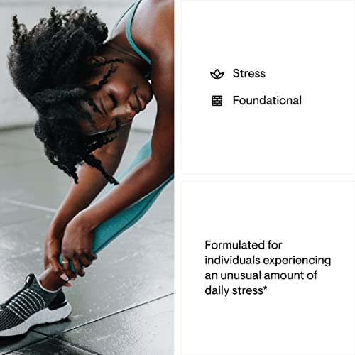 Stress B-Complex - Vitamins B2, B6, B12, and Folate in Highly-Absorbable and Active Forms - Extra Vitamin B5 for Adrenal Support, Stress Management and Immune Function* - 60 Capsules