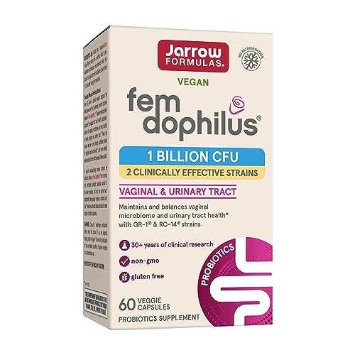 Fem-Dophilus, 1 Billion Organisms Per Cap, Supports Vaginal and Urinary Tract Health, 60 Count (Cool Ship, Pack Of 3, Packaging may vary)