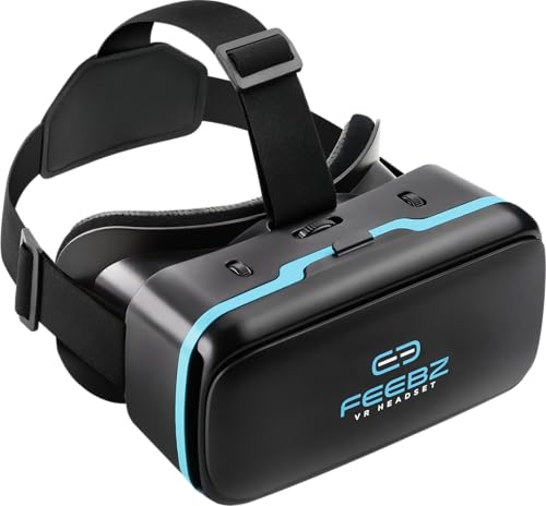VR Headset for iPhone & Android 1.0 - for Kids | with Links to 3D VR Videos + VR Games for Android | Virtual Reality Goggles Set for Phones 4.5-6.5