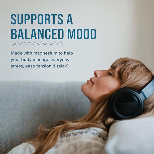 Calm, Magnesium Citrate & Calcium Supplement, Drink Mix Powder Supports a Healthy Response to Stress, Gluten Free, Vegan, & Non-GMO, Raspberry Lemon, 16 oz