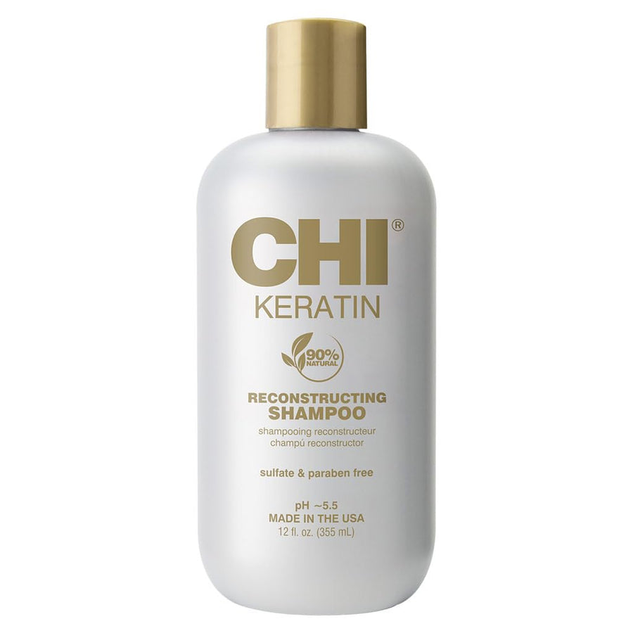 Keratin Reconstructing Shampoo, Delivers Healthier Hair, Adds Shine & Helps Prevent Future Breakage, Sulfate, Paraben, & Cruelty-Free, 12 Oz