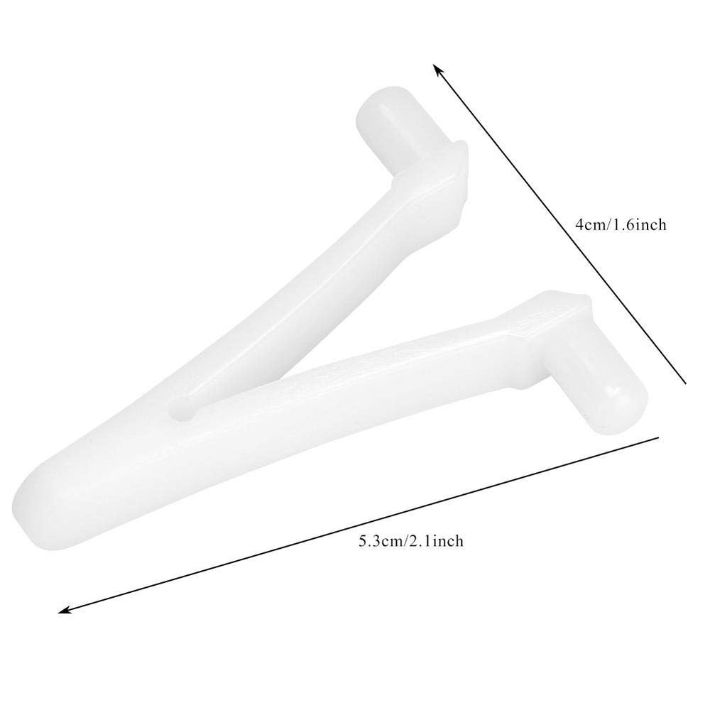 Pool Butterfly Clip V Clip Pool Attachment Clips for Swimming Pool Spa Brush, Leaf Skimmer, Vacuum Head, Mini Jet Vacuum, Telescopic Pool Pole (6 Pack)