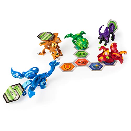 Baku-Gear 4-Pack, Nillious Ultra with Baku-Gear and Hydorous Ultra, Collectible Action Figures