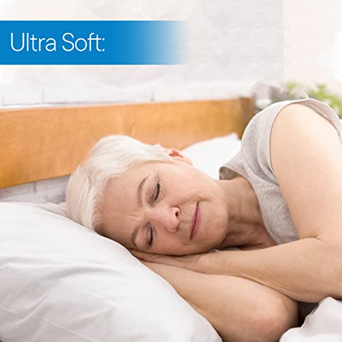 Ultra Soft 4-Layer Washable and Reusable Incontinence Bed Pad - Waterproof Bed Pads with 4 Convenient Handles to Assist in Home Health Care, 34X54 Inch