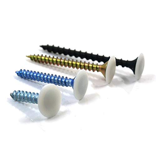 100pcs Screw Caps Black Covers, Self-Tapping Waterproof Screw Cap Cover for Phillips Screws, Suitable for Wall mounting Photo Frame Decoration Kitchen Cabinet wardrobes Home Furniture (254)