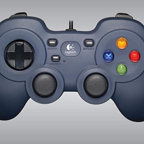 F310 Wired Gamepad Controller Console Like Layout 4 Switch D-Pad PC - Blue/Black