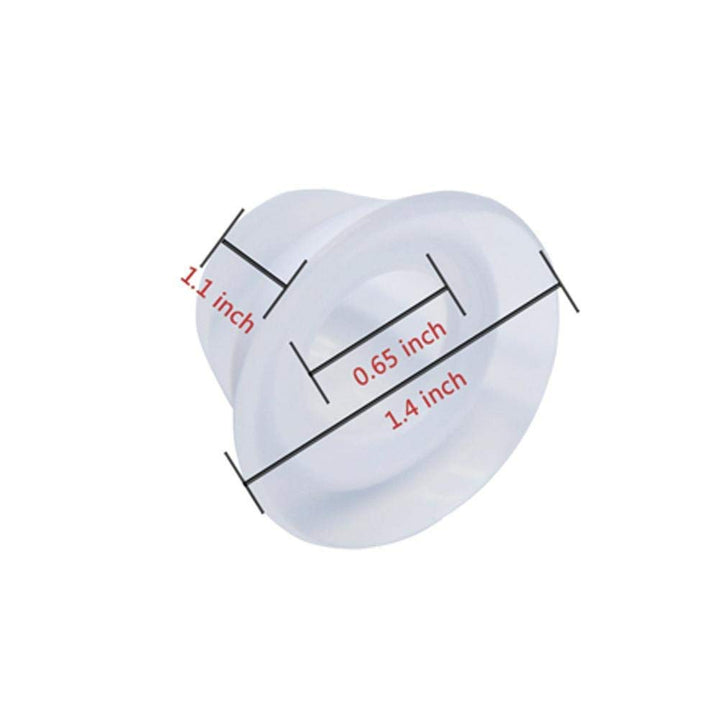 Nipplesuckers Silicone Nipple Corrector for Flat Inverted Nipples for Breastfeeding Mother or Women with Clear Case 1Pair
