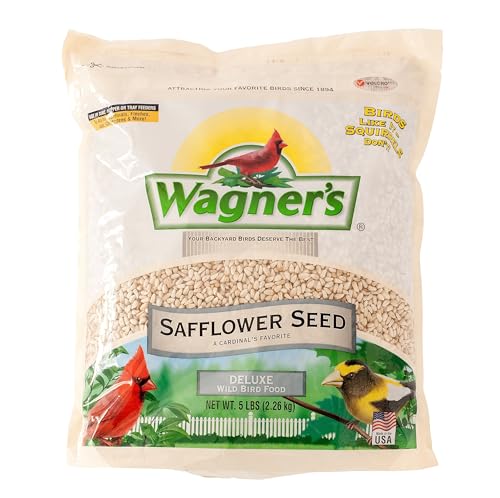 57075 Safflower Seed Wild Bird Food, 5 Pound (Pack of 1)