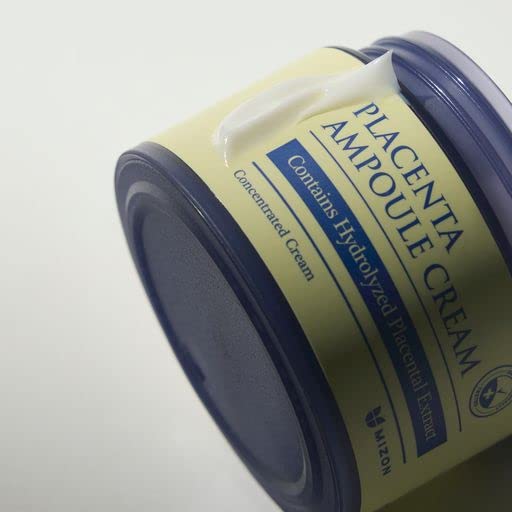 Placenta Ampoule Cream, with Lavander Oil, Niacinamide, Adenosine, Free of Parabens Highly Concentrated, Skin Renewal, Skincare, healthy skin, wrinkle care (1.69 fl oz)