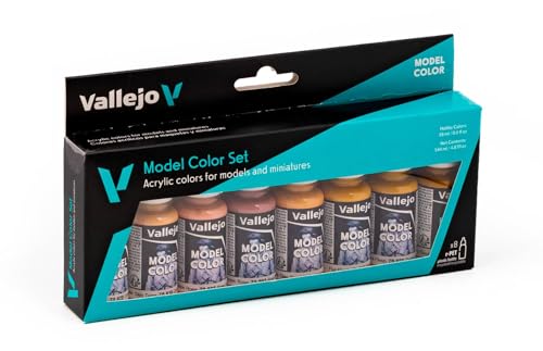 Face/Skin Colors Paint Set, 8-Colors, 17ml, 0.5 Fl Oz (Pack of 8) (Packing may vary)