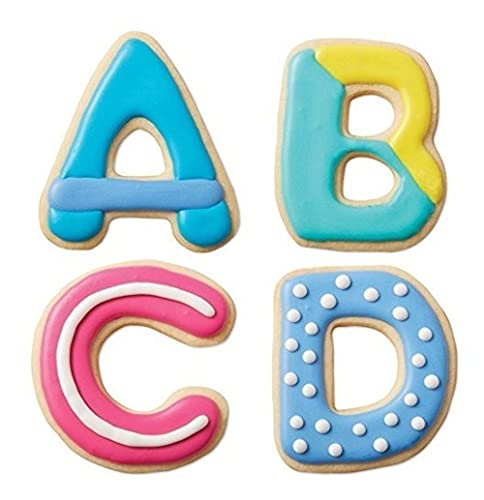 Alphabet and Number Cookie Cutter Set