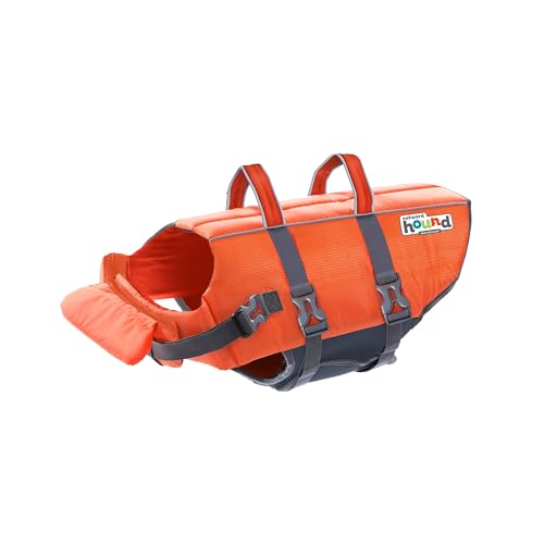 Granby Splash Orange Dog Life Jacket, Large