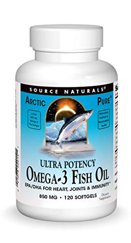 ArcticPure Ultra Potency 850 mg Omega-3 Fish Oil - 120 Softgels