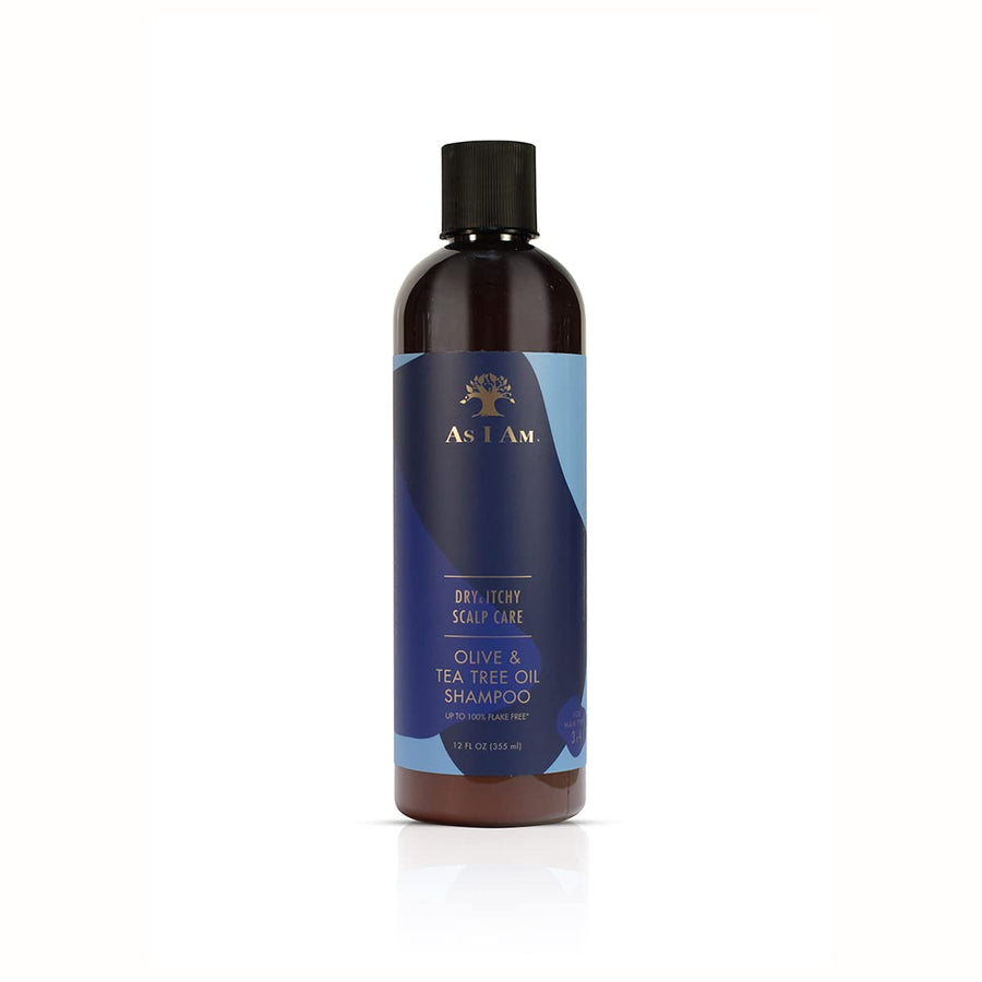 Dry & Itchy Scalp Care Shampoo - 12 ounce - Fights Dandruff and Seborrheic Dermatitis - Enriched with Zinc Pyrithione, Olive Oil, and Tea Tree Oil