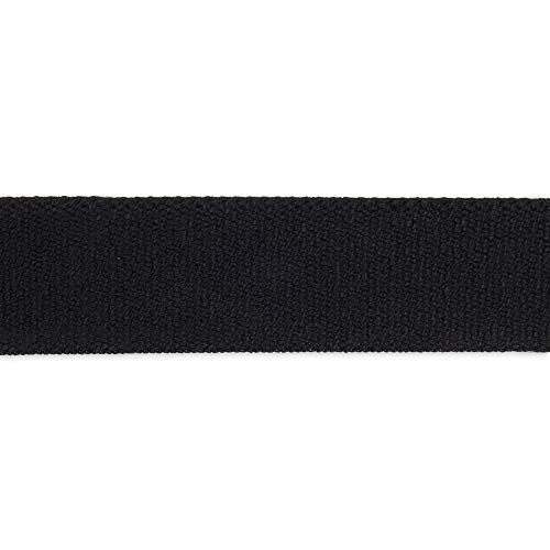 mens 1-1/4 Solid Straight Clip apparel suspenders, Black, One Size US