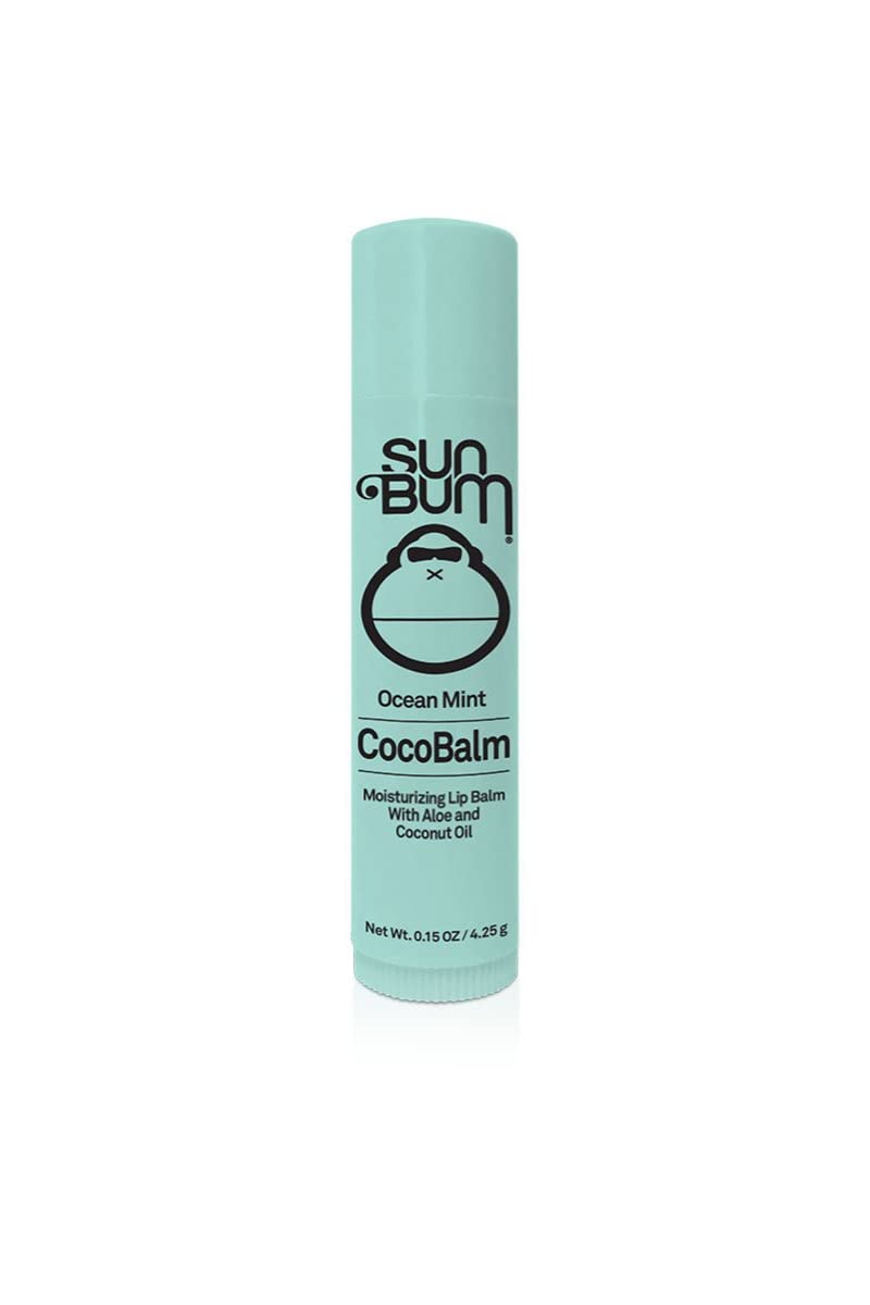 Ocean Mint Cocobalm | Hydrating Lip Balm with Aloe | Hypoallergenic, Paraben Free, Silicone Free,| 0.15oz Stick
