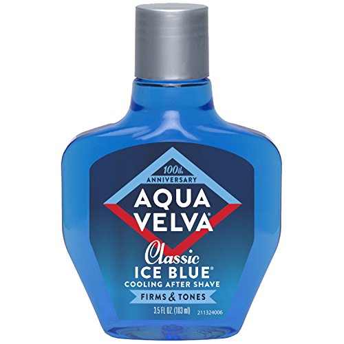 After Shave, Classic Ice Blue, Soothes, Cools, and Refreshes Skin, 3.5 Ounce