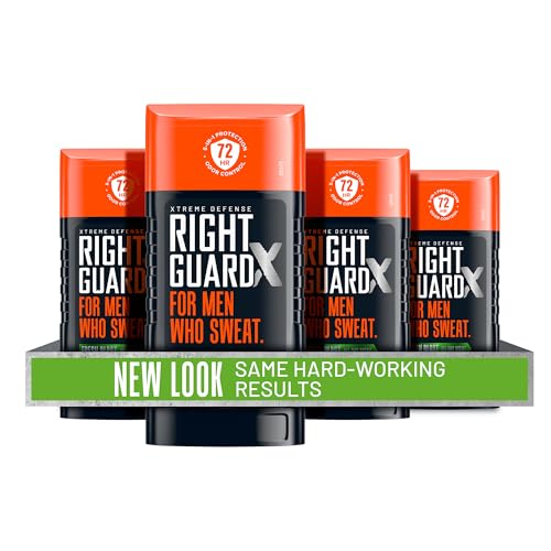 Xtreme Defense Invisible Solid Antiperspirant & Deodorant ,72-Hour Odor Control,Fresh Blast Scent, 2.6 oz. (4 count)