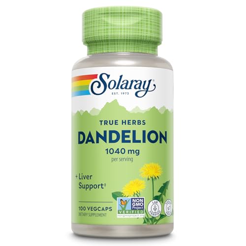 Dandelion Root Supplement - Healthy Kidney and Liver Support - 1,040 mg per Serving - Vegan, Lab Verified, 60-Day Guarantee - 50 Servings, 100 VegCaps