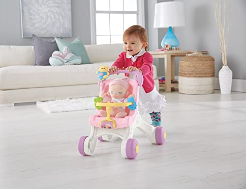 Brilliant Basics Stroll-Along Walker, Pink