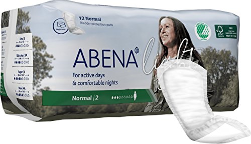 Light Premium Incontinence Pads, (Sizes 0 To 4A) Size 2, 12 Count