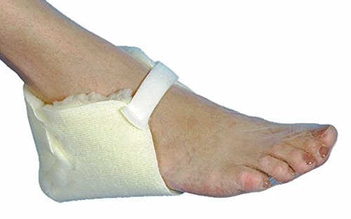 Sheepette Synthetic Sheepskin Soft Heel Protectors with Securing Strap