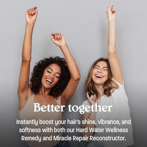 Mini Malibu Rehab Hard Water Wellness - Contains 2 Remedy Packets - At-Home Hair Reconstructor and Mineral Removal Remedy - Sulfate Free Hair Care