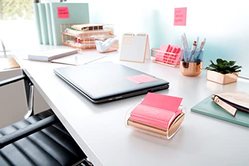 Pop-up Note Dispenser, Rose Gold, 3 x 3 in, 1 Dispenser/Pack (WD-330-RG)