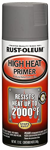 249340 Automotive High Heat Primer Spray Paint, 12 Ounce (Pack of 1), Gray
