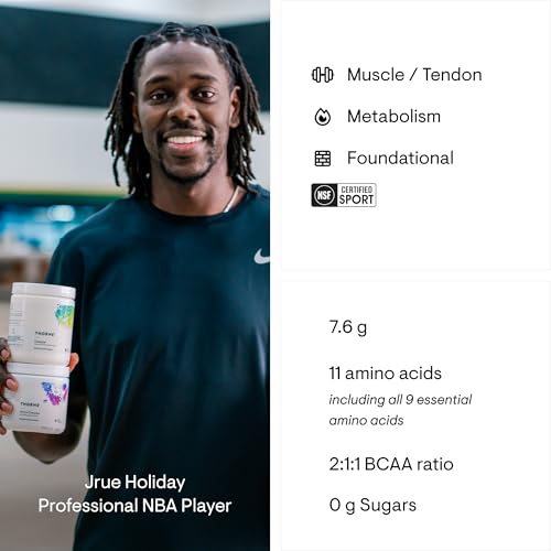 - Amino Complex - Clinically-Validated EAA and BCAA Powder for Pre or Post-Workout - Promotes Lean Muscle Mass & Energy Production* - NSF Certified for Sport - 30 Servings - 8.0 Oz - Berry