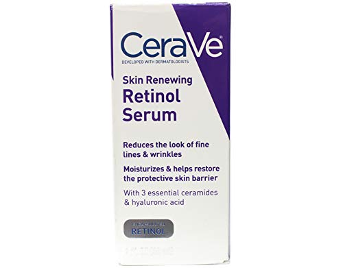 Anti Aging Retinol Serum | Cream Serum for Smoothing Fine Lines and Skin Brightening | With Retinol, Hyaluronic Acid, Niacinamide, and Ceramides | 1 Ounce