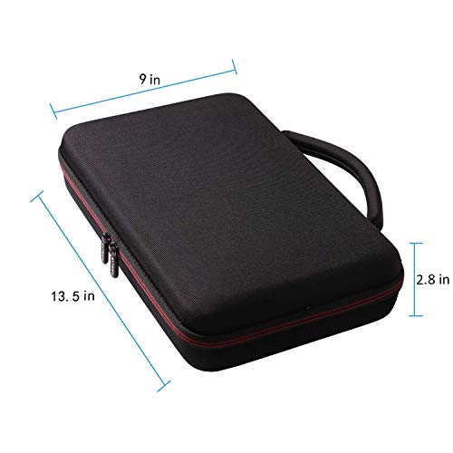 LTGEM Travel Hard Carrying Case for Akai Professional MPK Mini MK3 / MPK Mini Play MK3 / MPK Mini MKII/MPK Mini Play - 25 Key USB MIDI Keyboard Controller, Black+Black(Case Only)