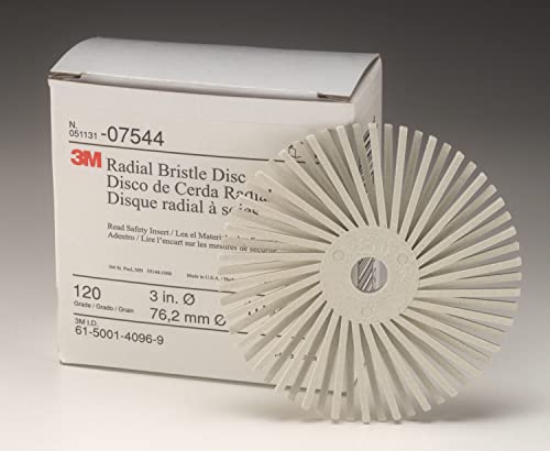 3M Scotch-Brite Radial Bristle Disc, 1 in x 1/8 in 80