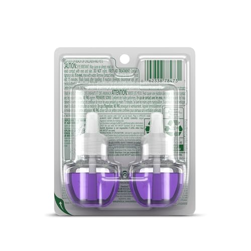 Plug in Scented Oil Refill, 2ct, Lavender & Chamomile, Essential Oils, Air Freshener