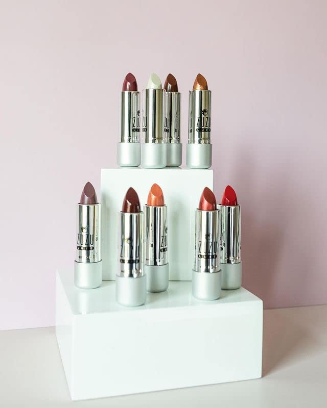 Lip Color Lipstick (Starlet - Candy Apple Red/Cool Crème), Natural Ultra-Hydrating Lipstick, Paraben Free, Vegan, Gluten-free, Cruelty-free, Non GMO, 0.13 oz