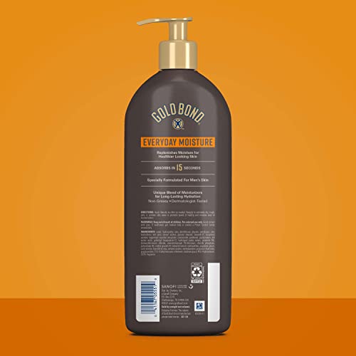 Men's Essentials Everyday Moisture Daily Body & Hand Lotion, 21 oz., With Vitamin C
