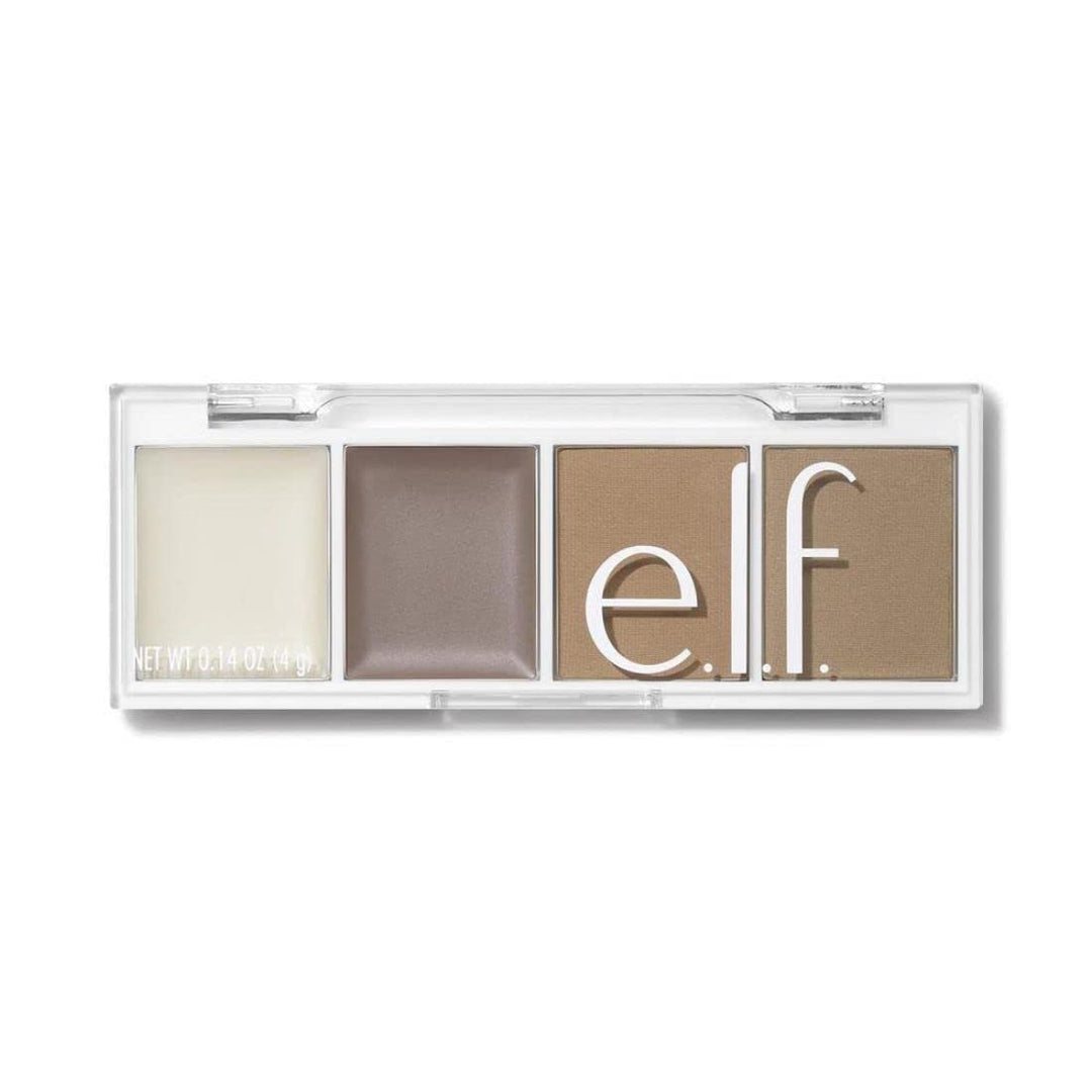 Bite-Size Brow, Mini Brow Quad with Ultra-Pigmented Waxes & Powders, Eyebrow Grooming & Makeup Kit, Taupe, 0.14 Oz