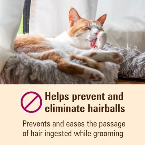 Hairball Relief for Cats,Malt Flavor,4.4 Ounces