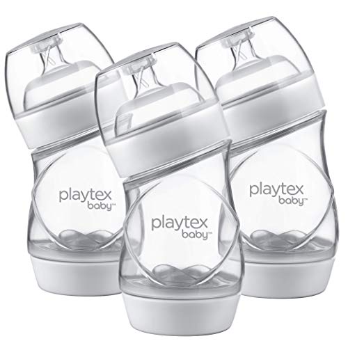 VentAire Complete Tummy Comfort Baby Bottles, Anti-Colic & Anti-Reflux, Clear, 6 Oz, 3 Count