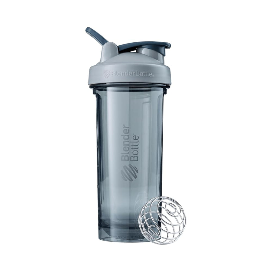 Shaker Bottle Pro Series Perfect for Protein Shakes and Pre Workout, 28-Ounce, Pebble Grey