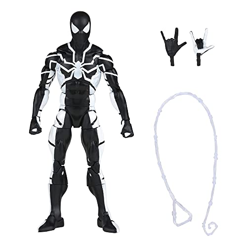 Hasbro Spider-Man Legends Series 6-inch Future Foundation (Stealth Suit) Action Figure Toy,Includes 4 Accessories