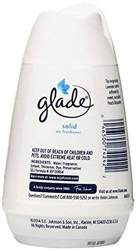 Solid Air Freshener, Deodorizer for Home and Bathroom, Lavender & Peach Blossom, 6 Oz, 6 Pack