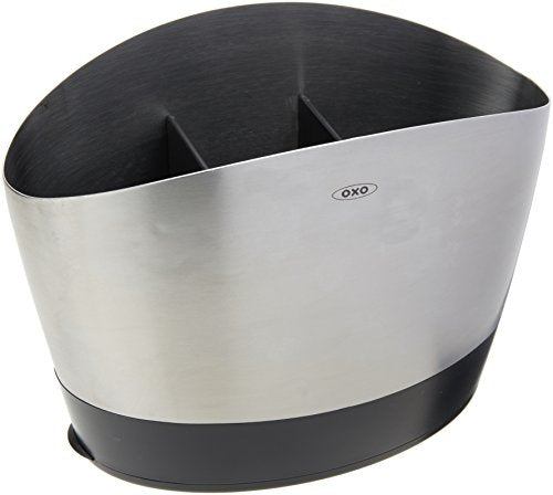 Good Grips Stainless Steel Utensil Holder 8.4 x 4.75 x 6.25,Silver