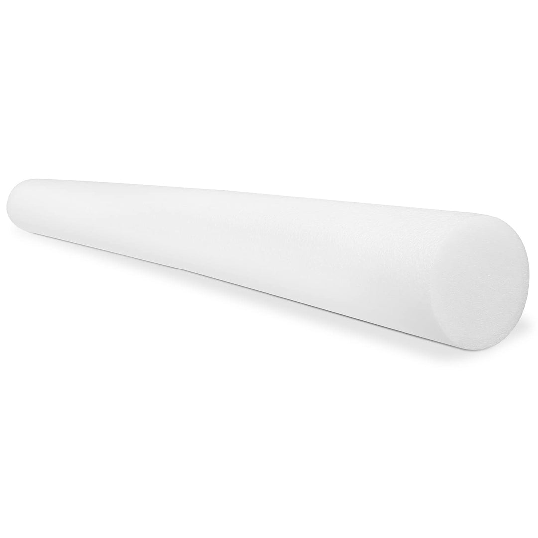Slim White PE Foam Rollers for Exercise, Fitness, Muscle Restoration, Massage Therapy, Sport Recovery and Physical Therapy for Home, Clinics, Professional Therapy 3 x 36 Round