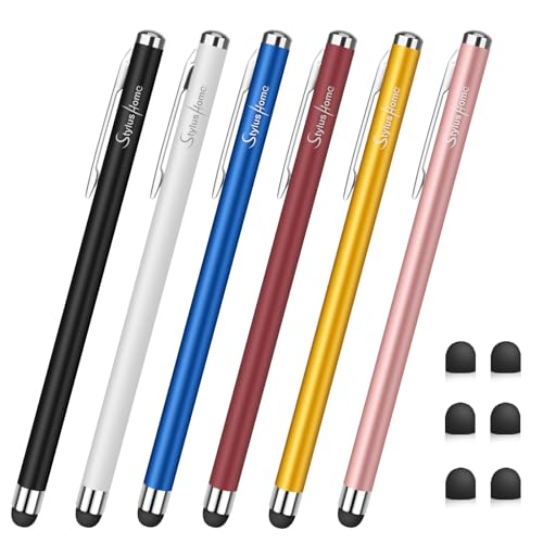 Stylus Pens for Touch Screens, StylusHome 6 Pack High Precision Capacitive Stylus for iPad iPhone Tablets Samsung Galaxy All Universal Touch Screen Devices